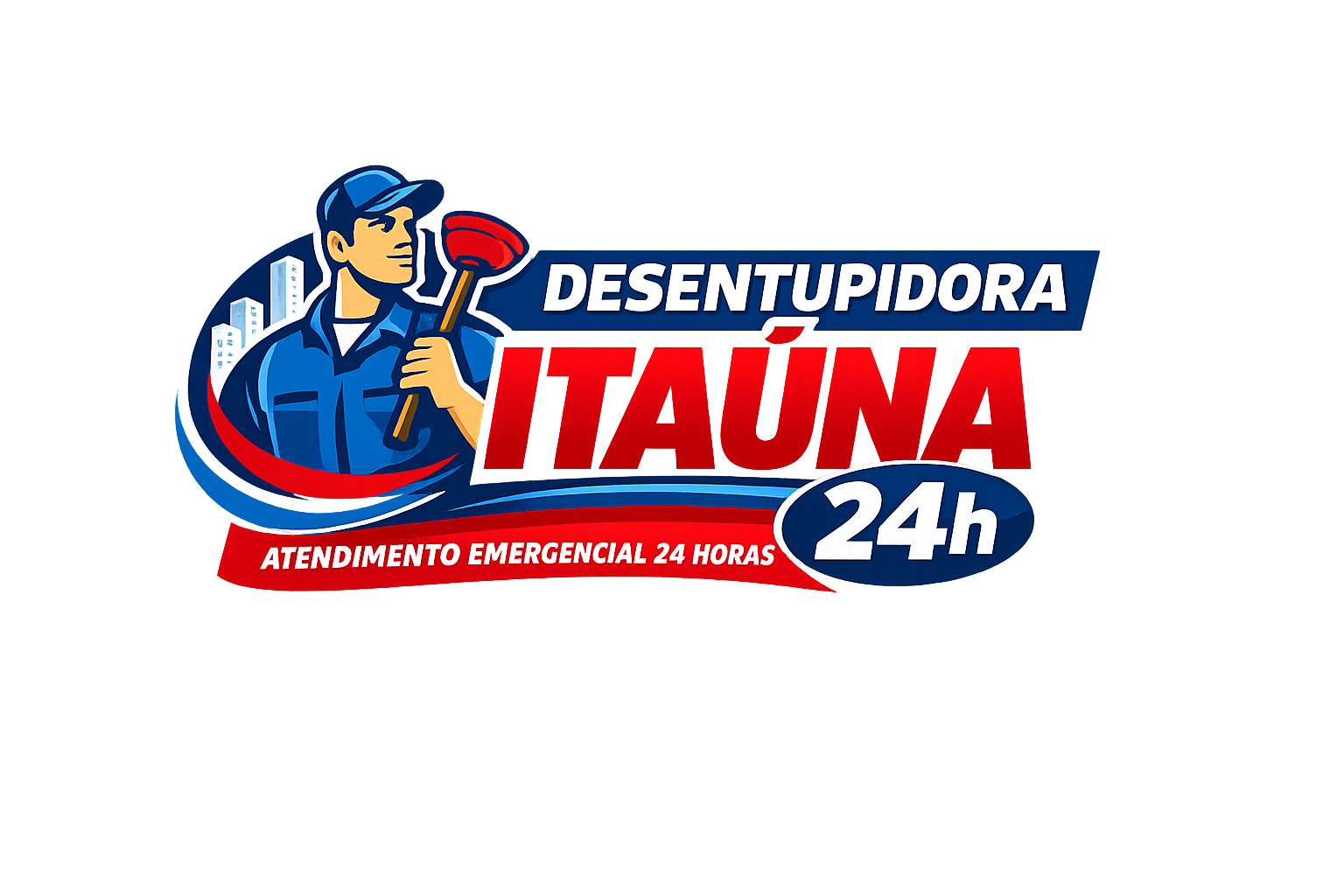 Logo Desentupidora Ita�na 24 Horas
